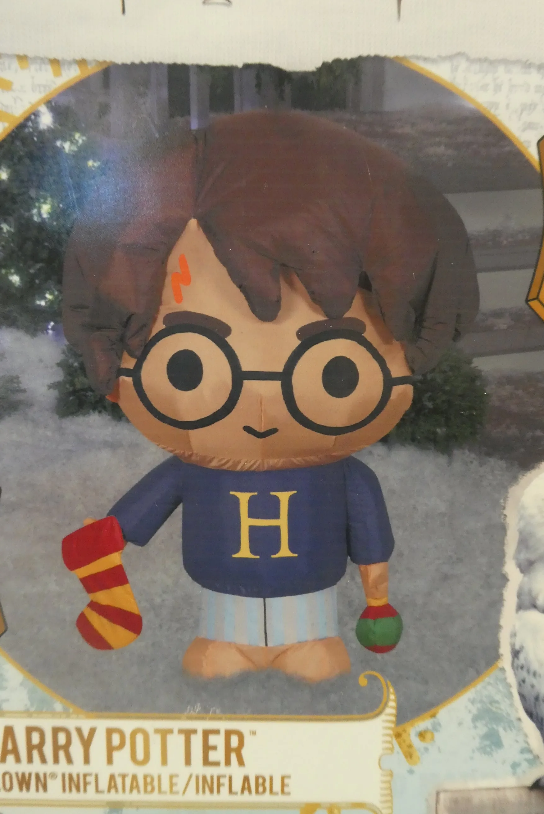 3.2 ft. LED Harry Potter Christmas Inflatable - Like New!