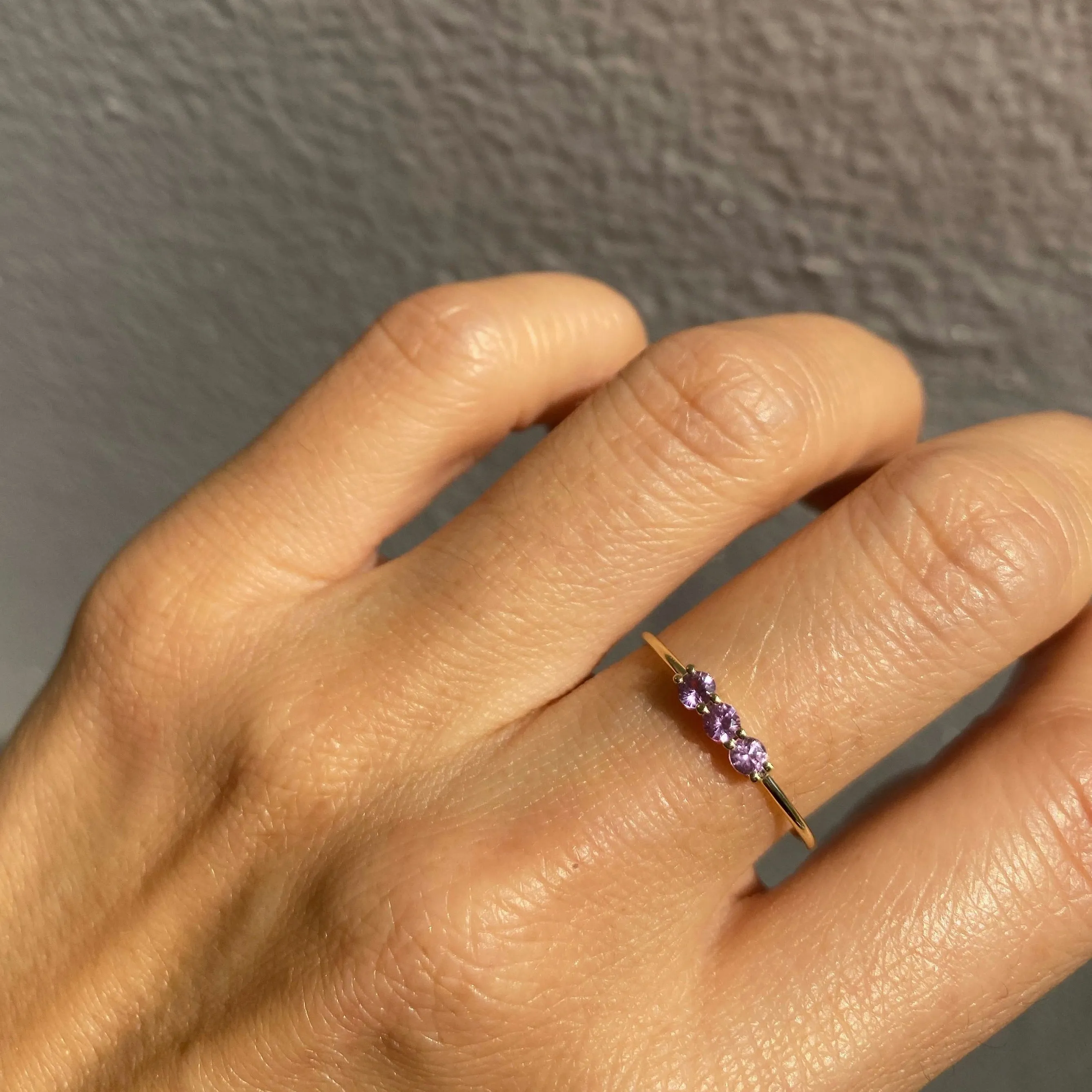 3S Pink Sapphire Ring