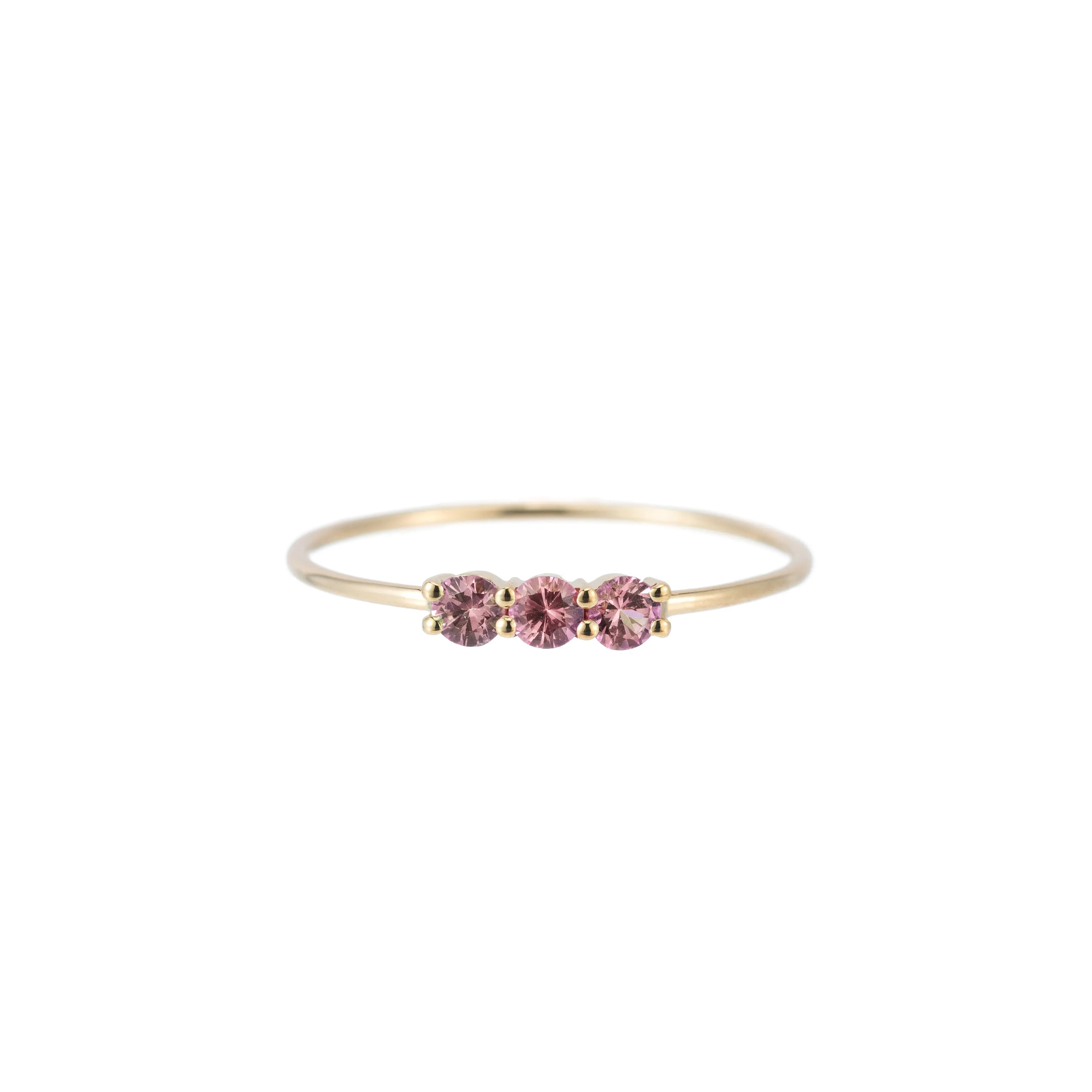 3S Pink Sapphire Ring