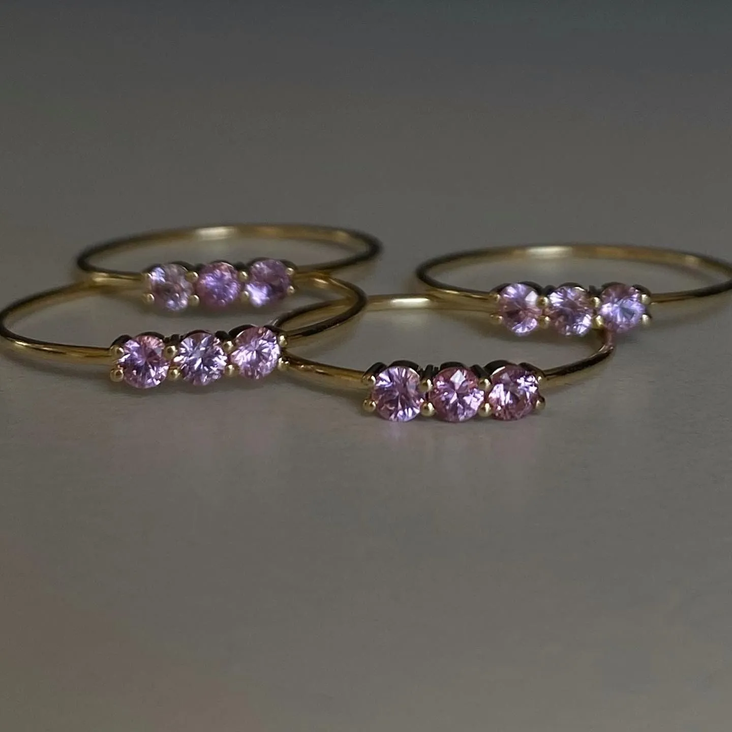 3S Pink Sapphire Ring