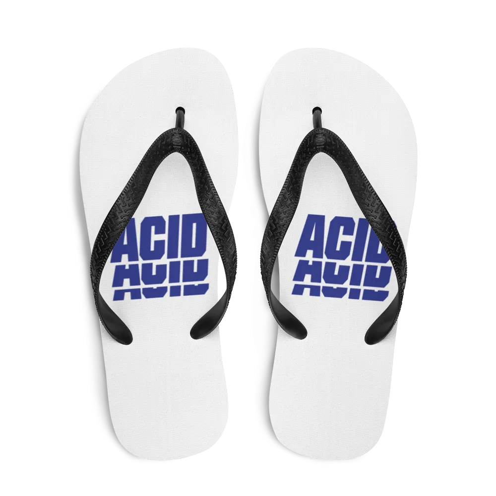 ACID Blue Flip-Flops