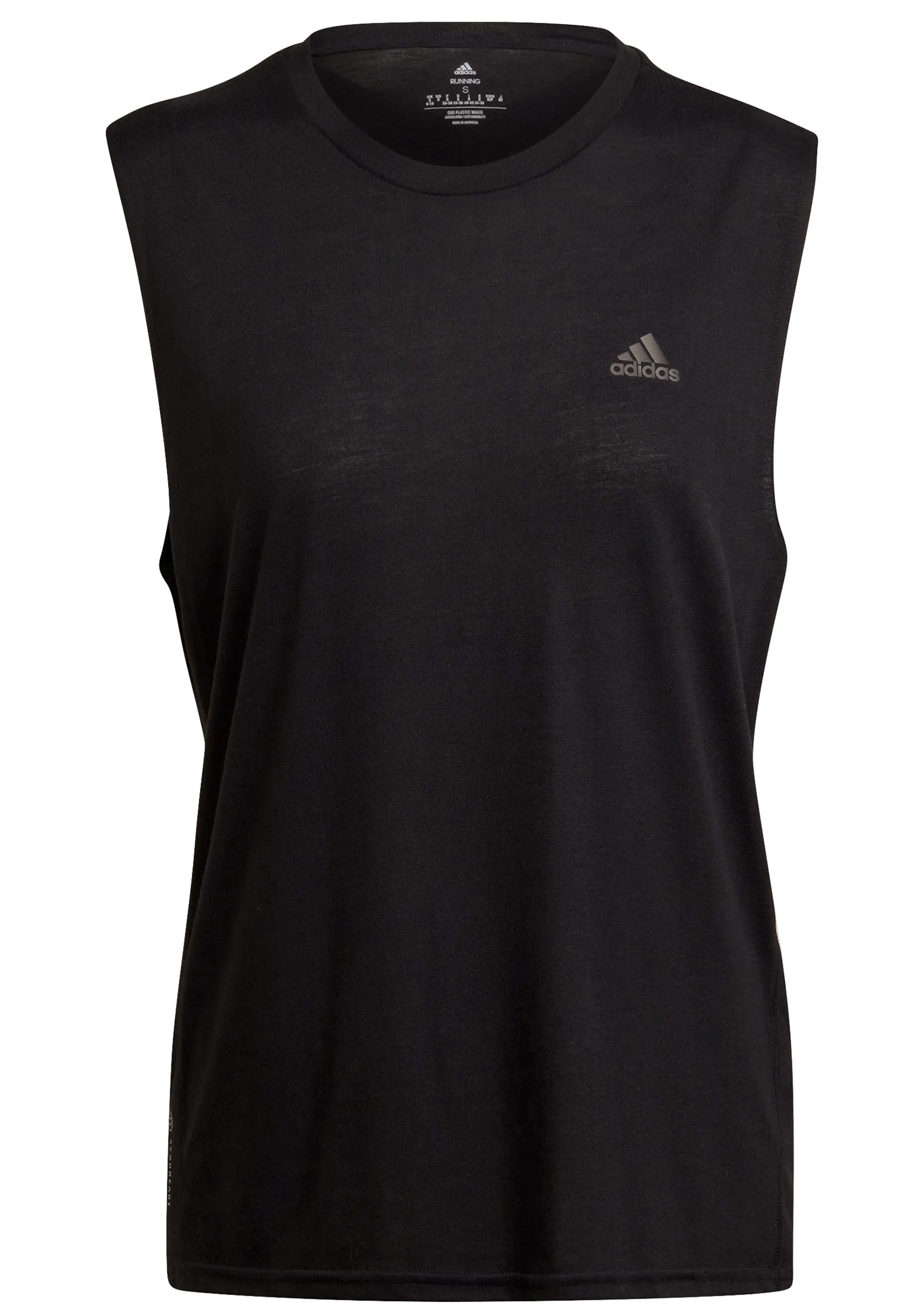 Adidas Womens Adi Run Icons Running Tank <BR> HE3347