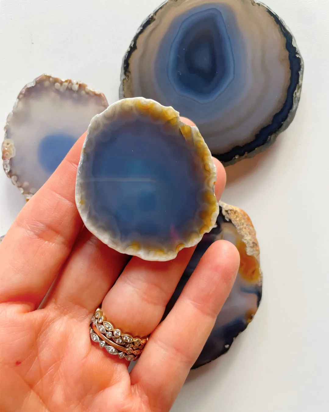 Agate Magnet Set L