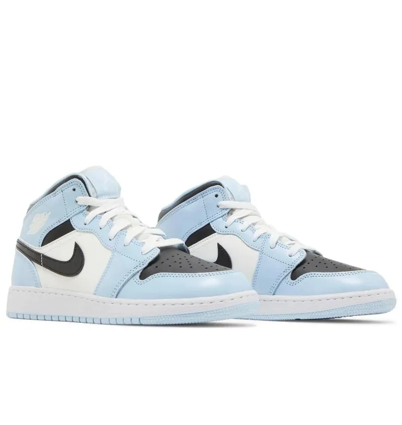 Air Jordan 1 Mid Ice Blue (GS)