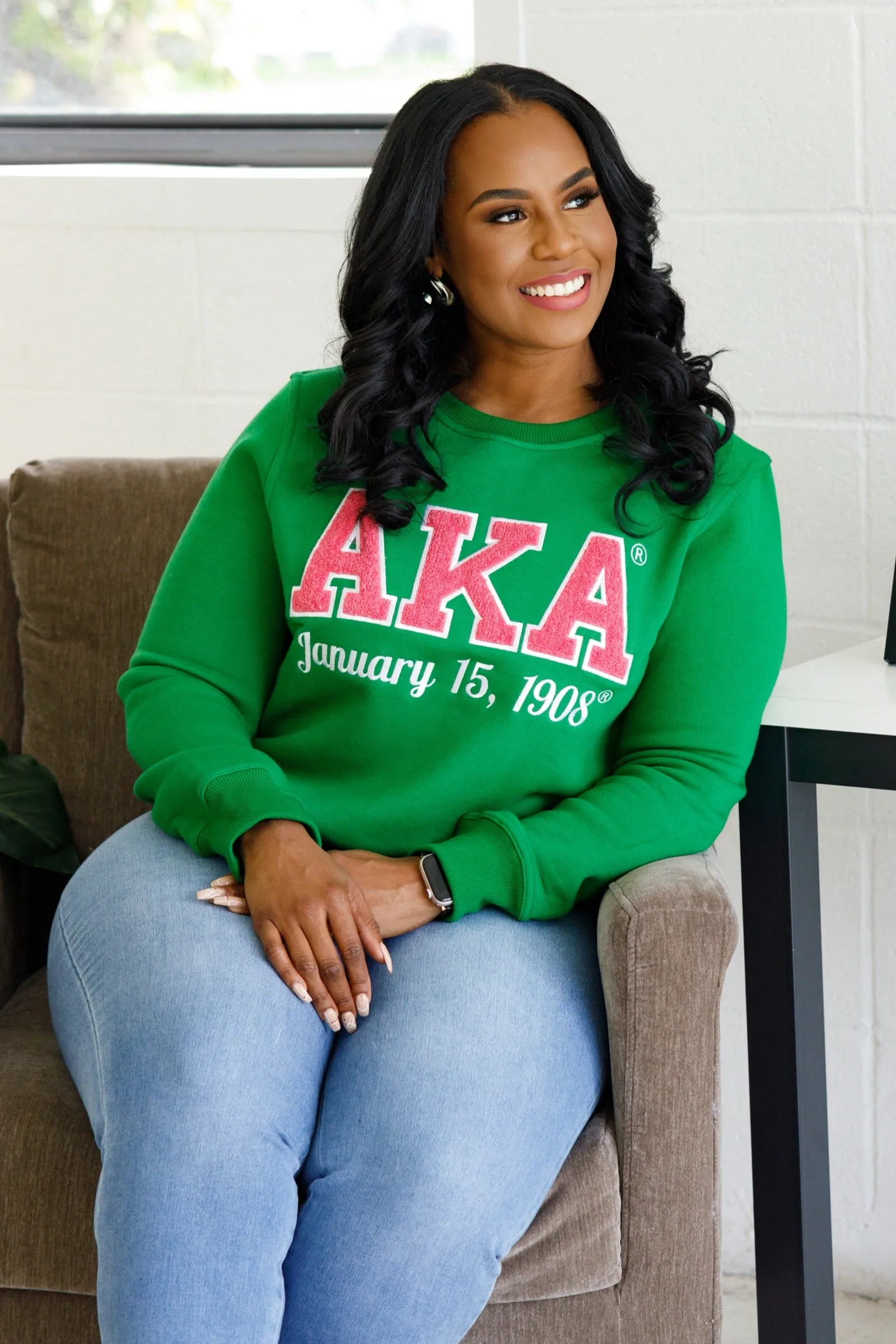 AKA Founders’ Day Chenille Sweatshirt