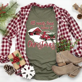 All Roads Christmas Bridge Tee