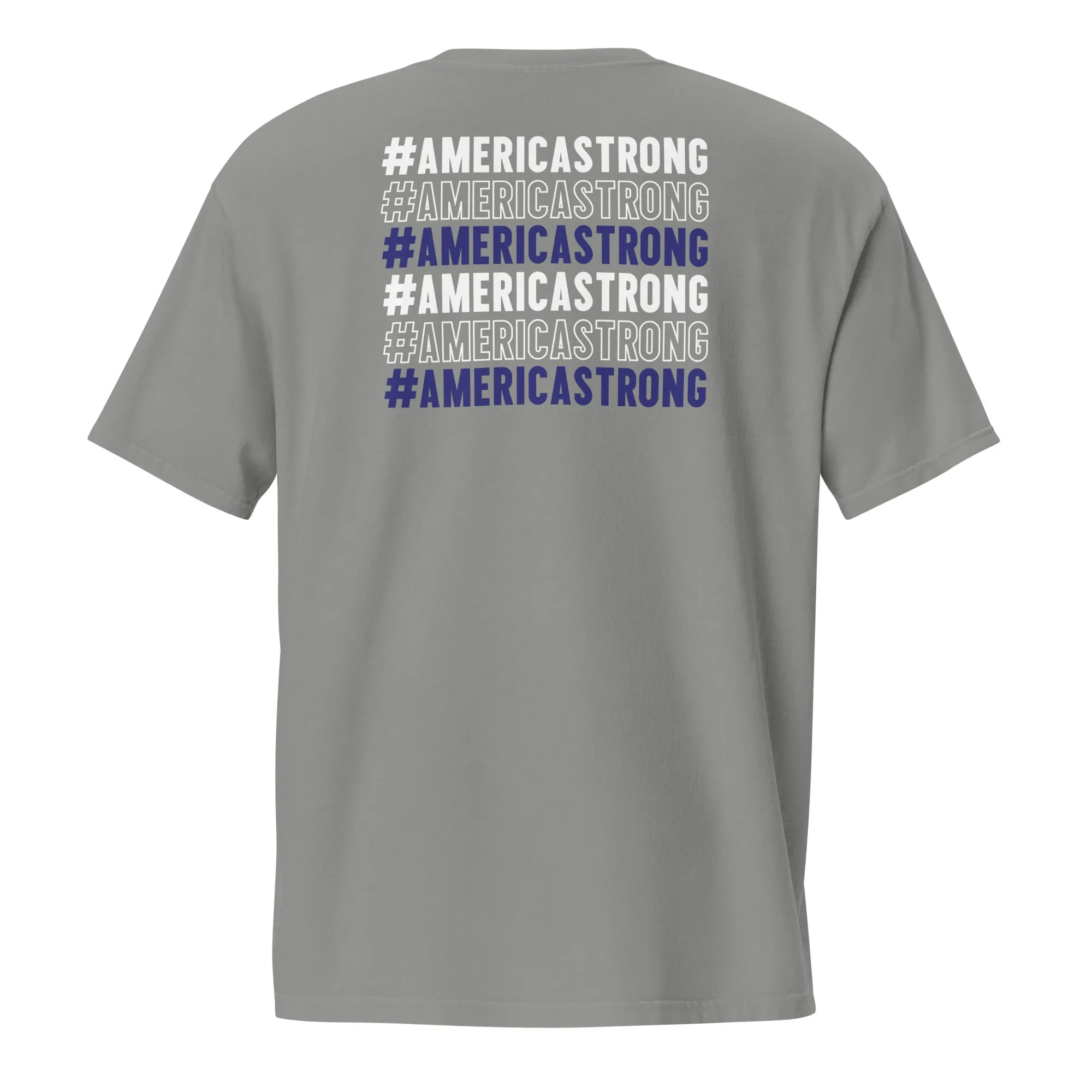 #AmericaStrong Unisex Pocket Tee