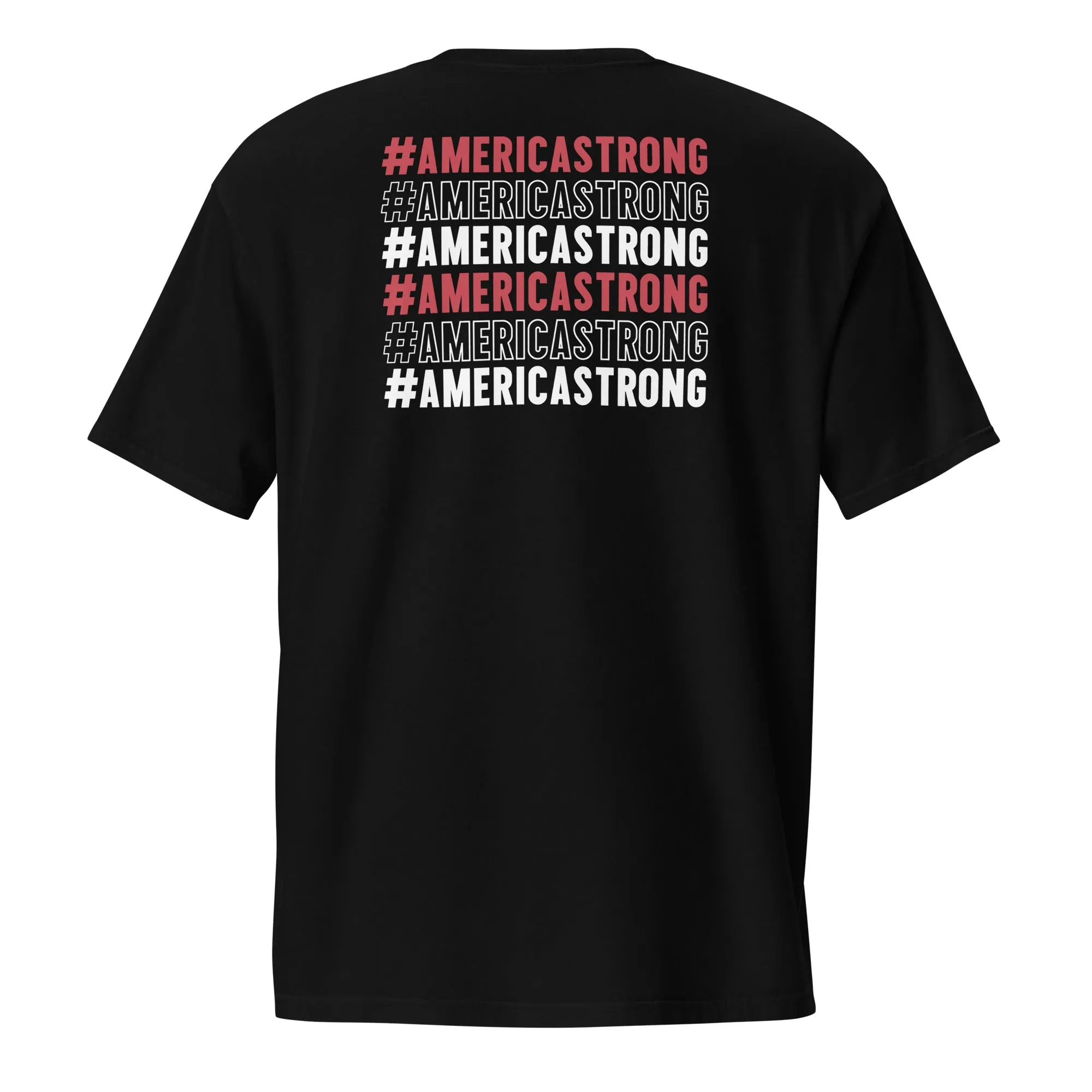 #AmericaStrong Unisex Pocket Tee