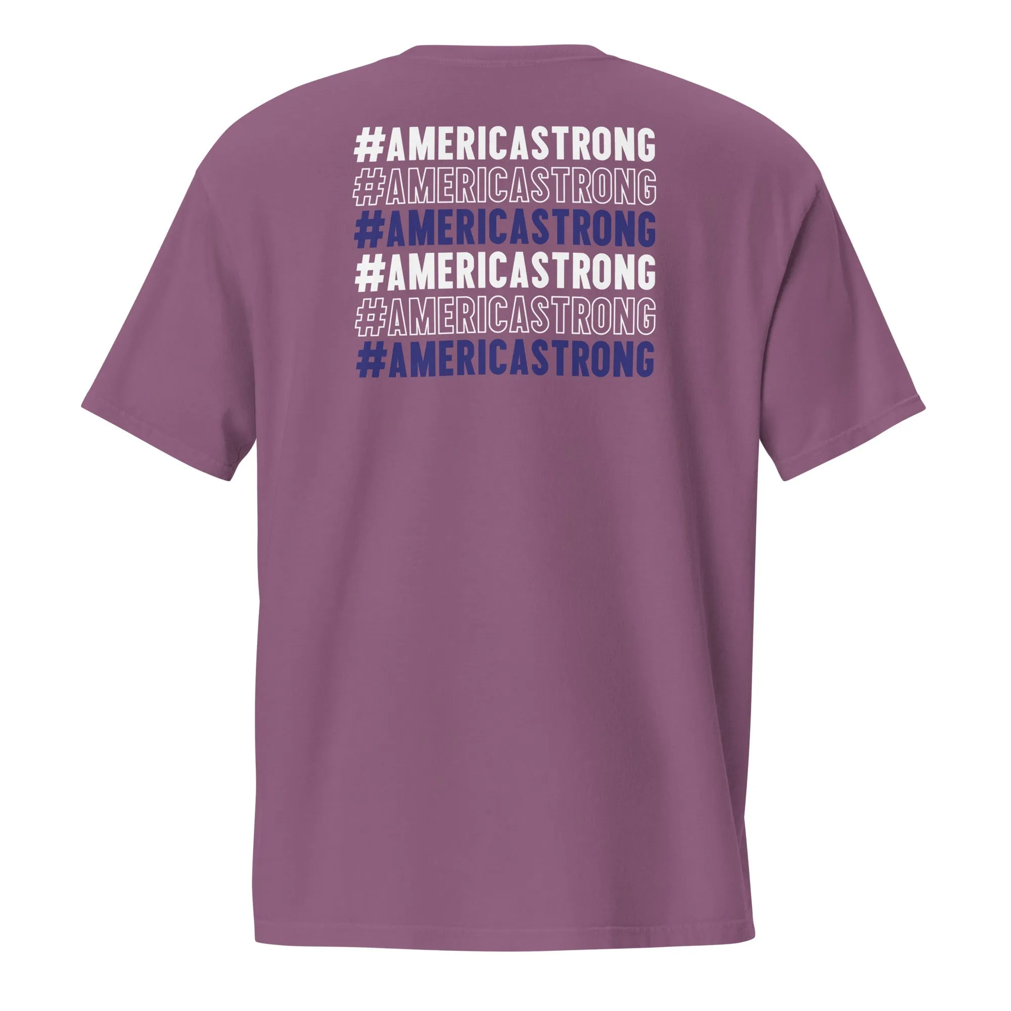 #AmericaStrong Unisex Pocket Tee