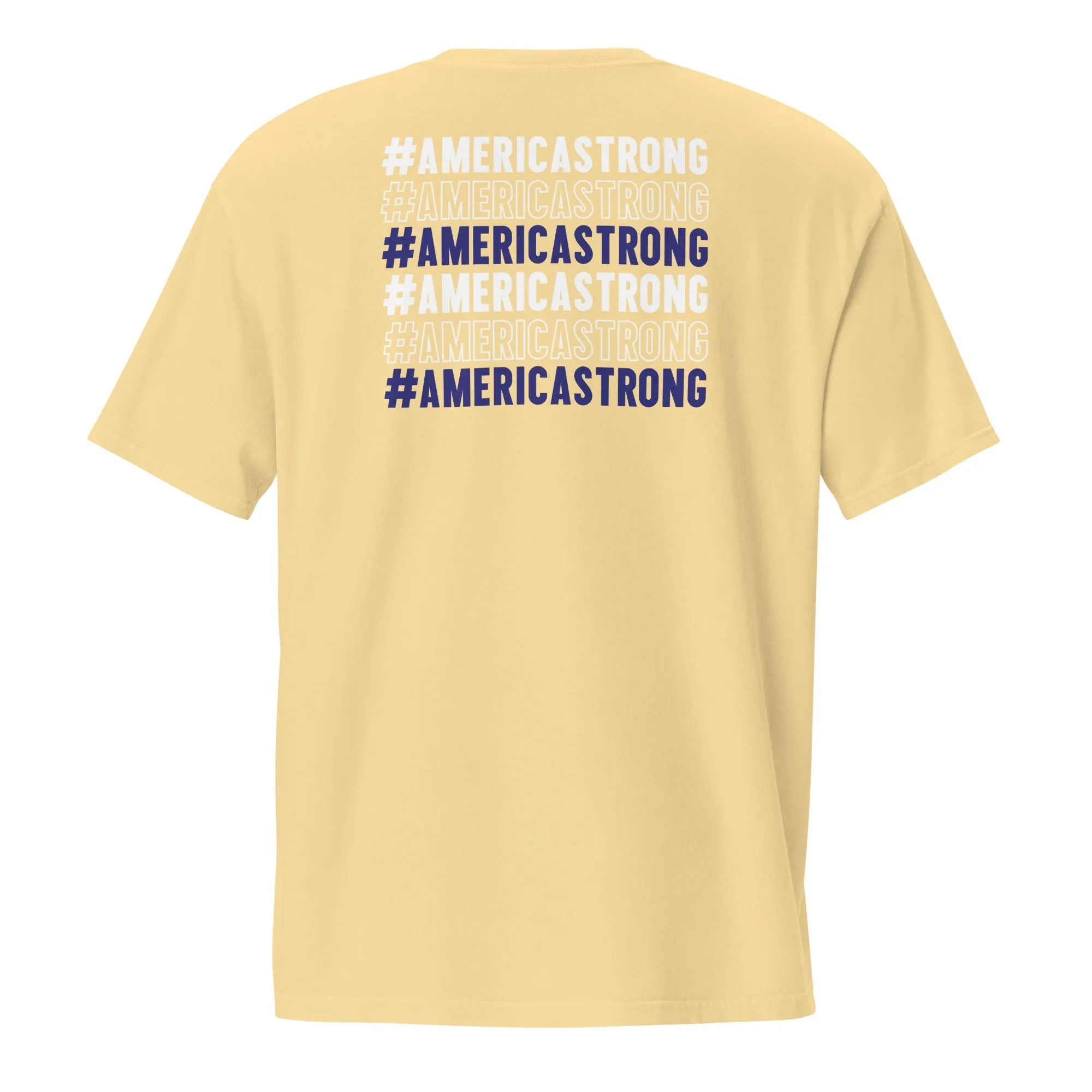 #AmericaStrong Unisex Pocket Tee