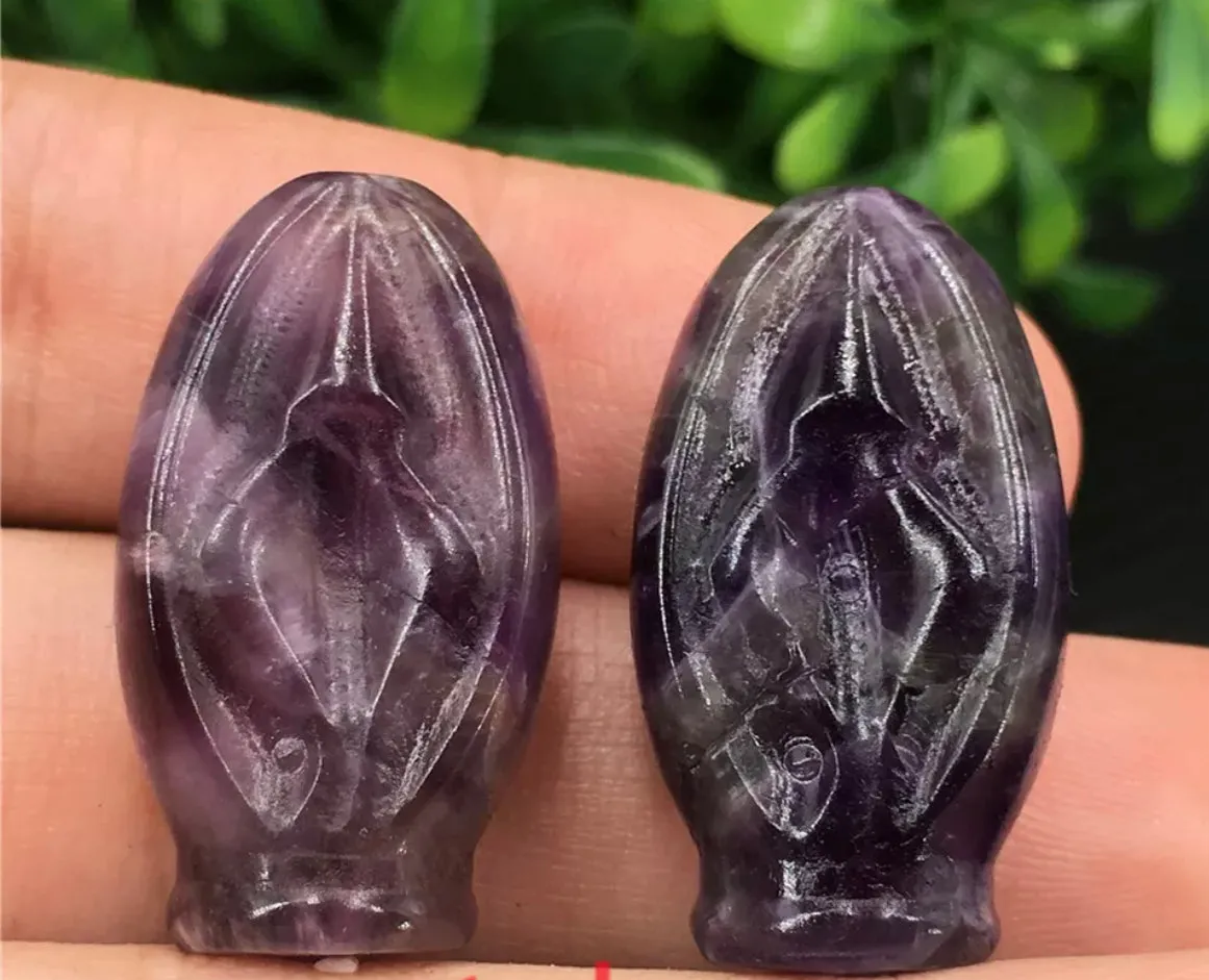 Amethyst Vagina Figurine