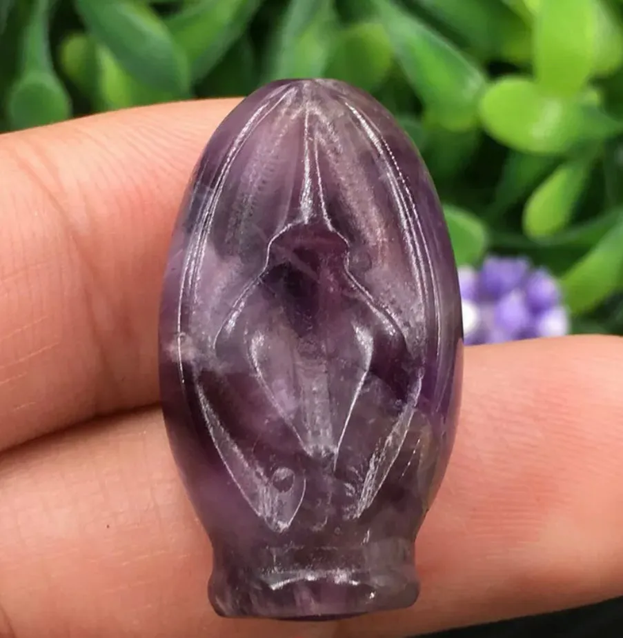 Amethyst Vagina Figurine