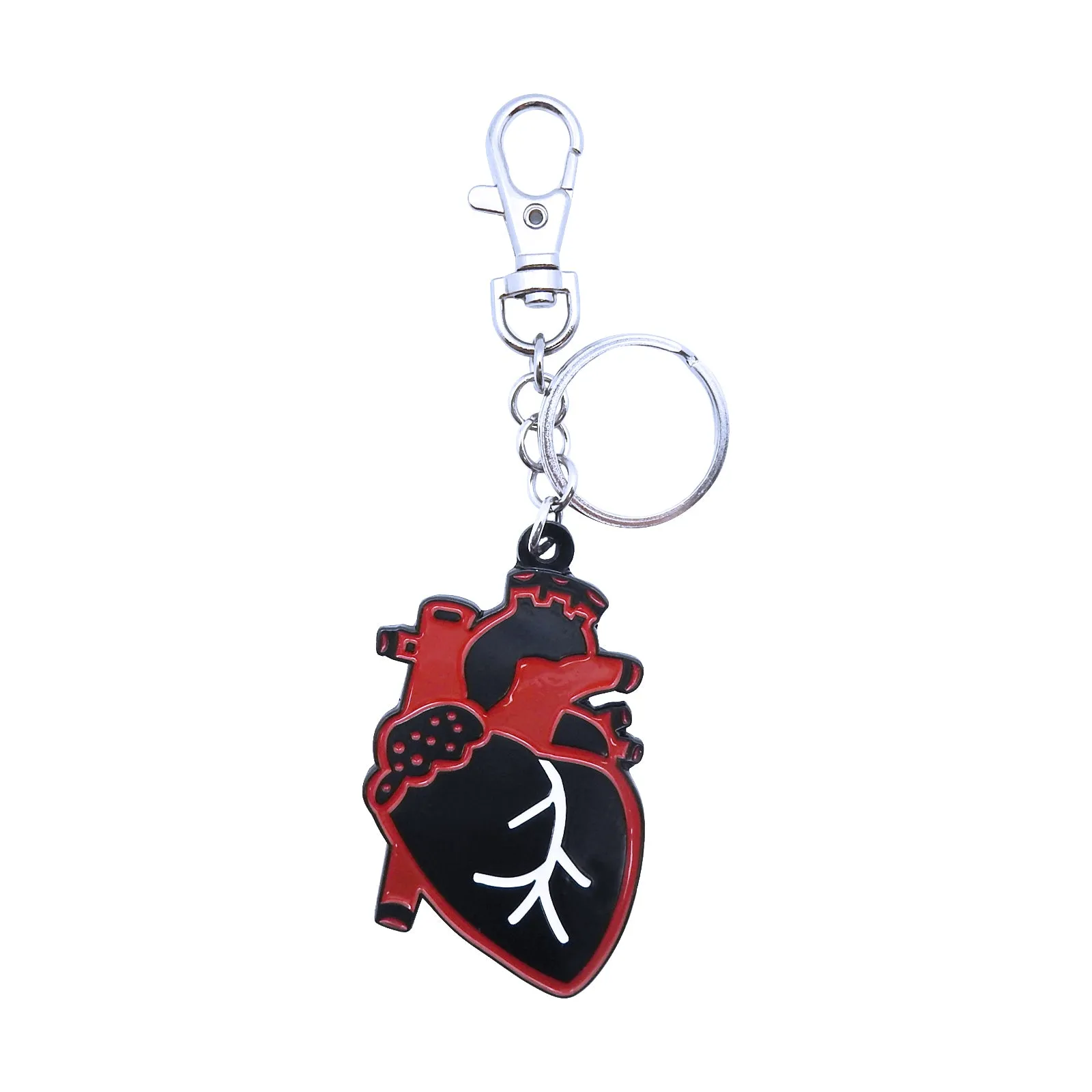 Anatomical Heart Keychain