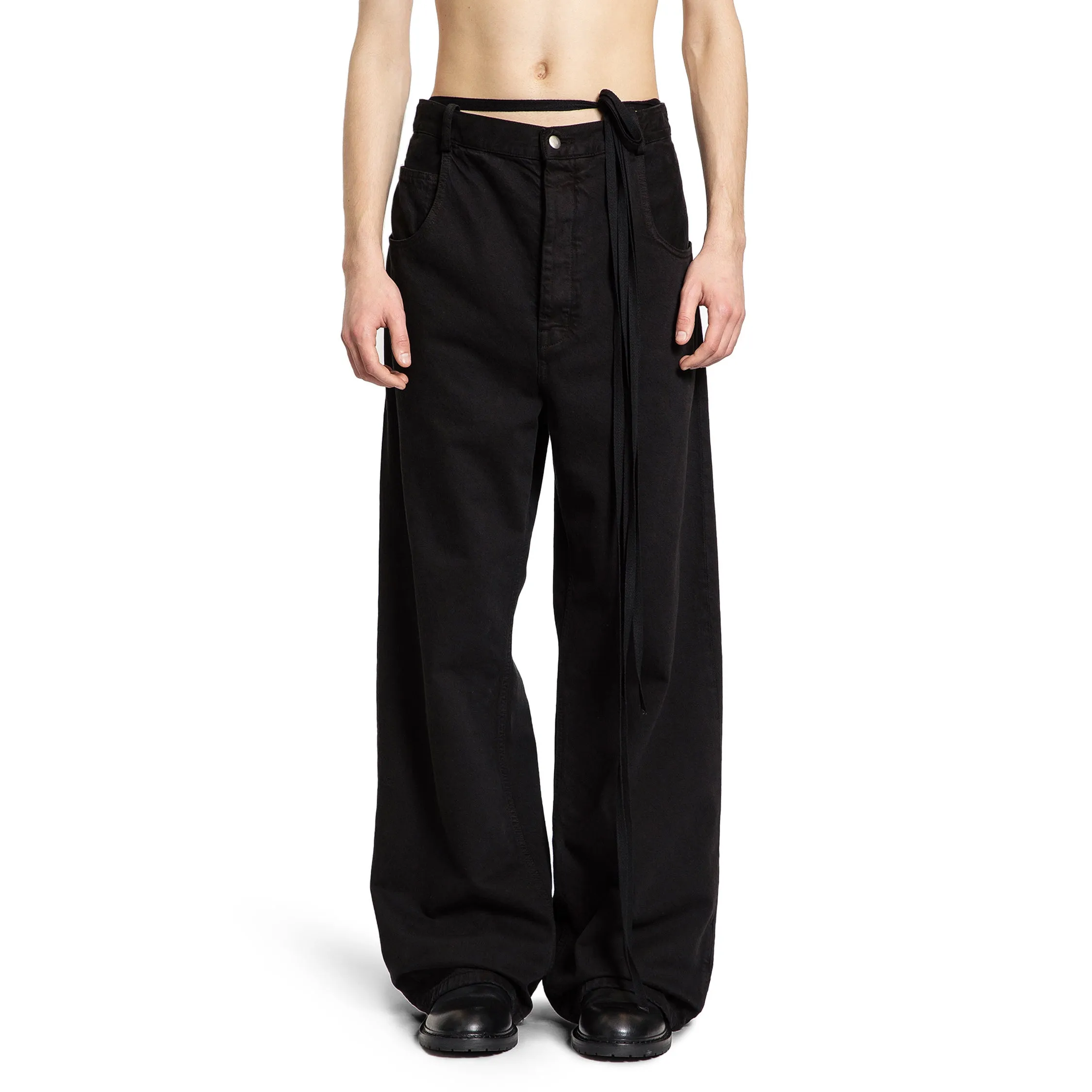 ANN DEMEULEMEESTER MAN BLACK JEANS