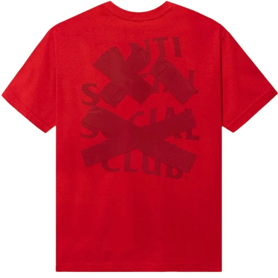 Anti Social Social Club Cancelled Tee (Tonal Red)