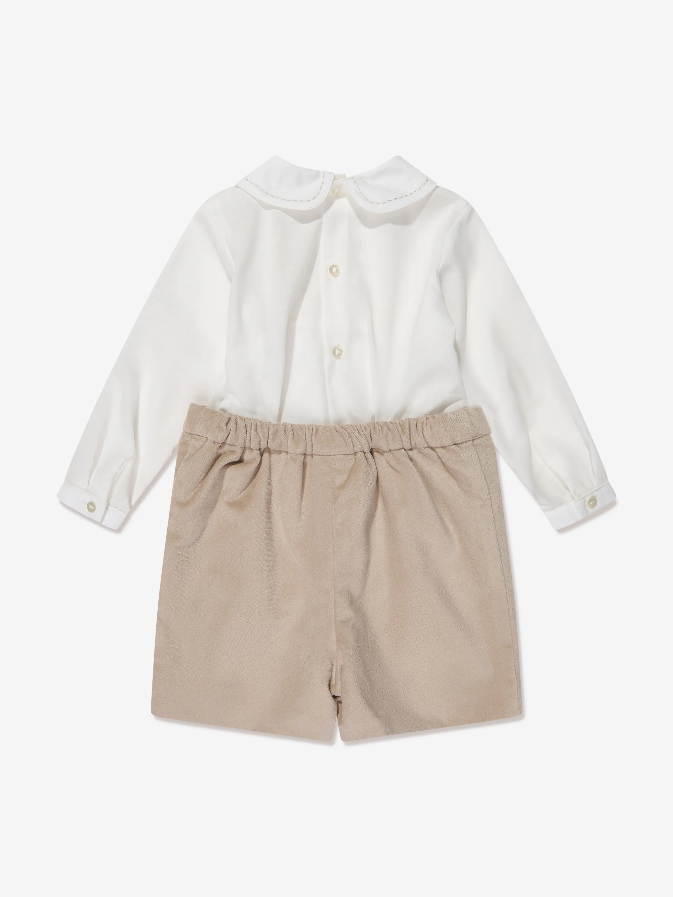 Baby Boys 2 Piece Set in Beige