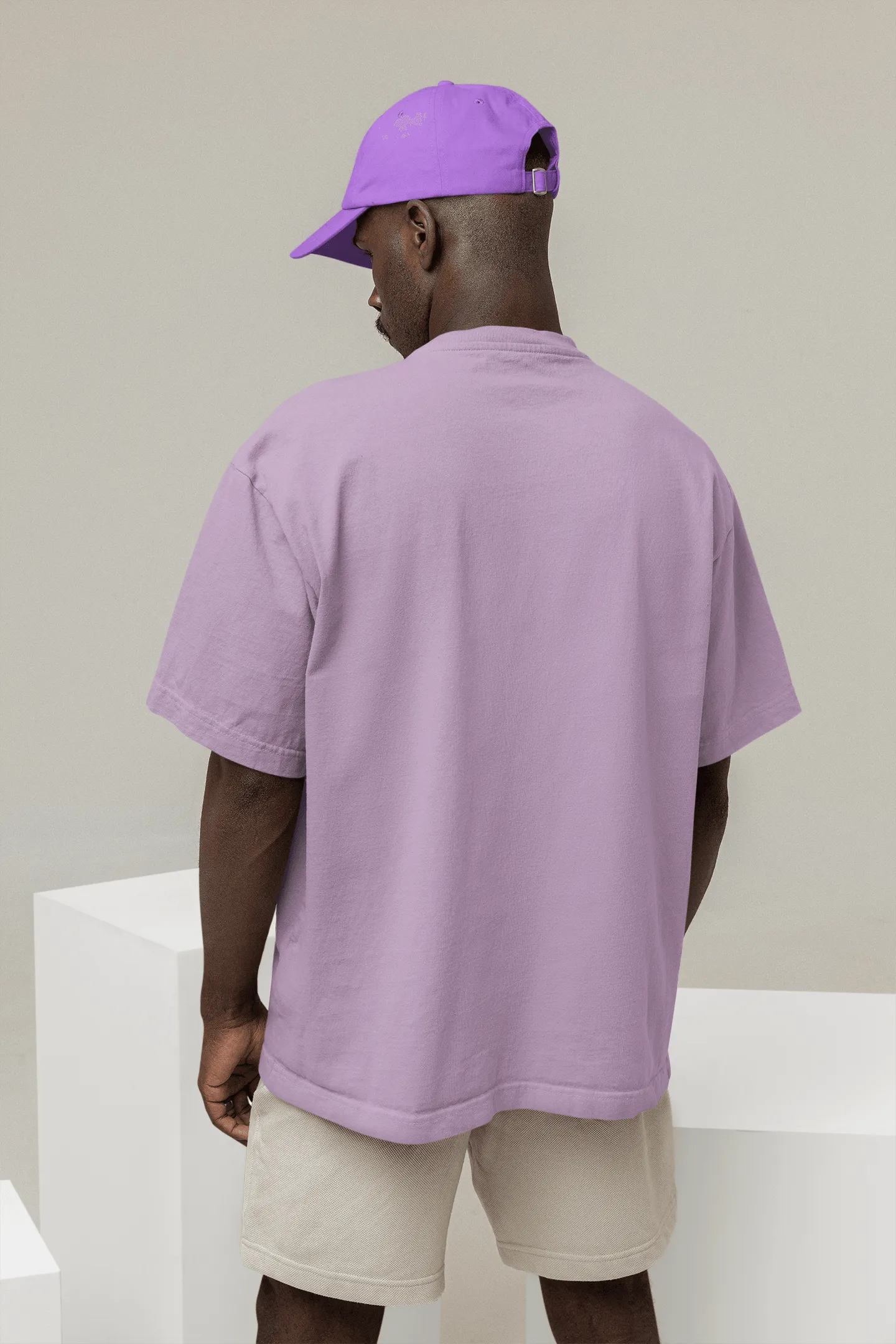 Basic Oversized T-shirt - Lavender