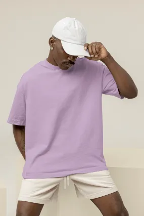 Basic Oversized T-shirt - Lavender