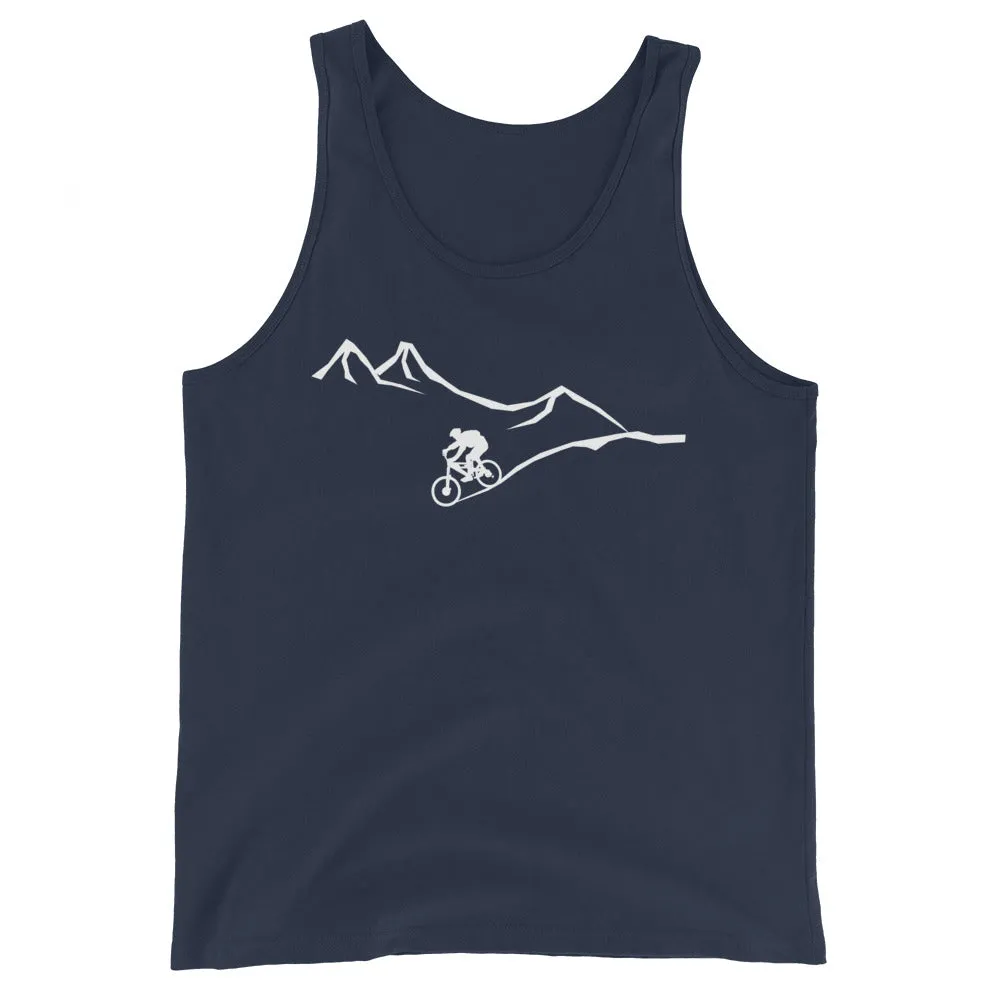 Berge - Kurve Linie - Radfahren -   - Men’s Staple Tank Top | Bella   Canvas 3480