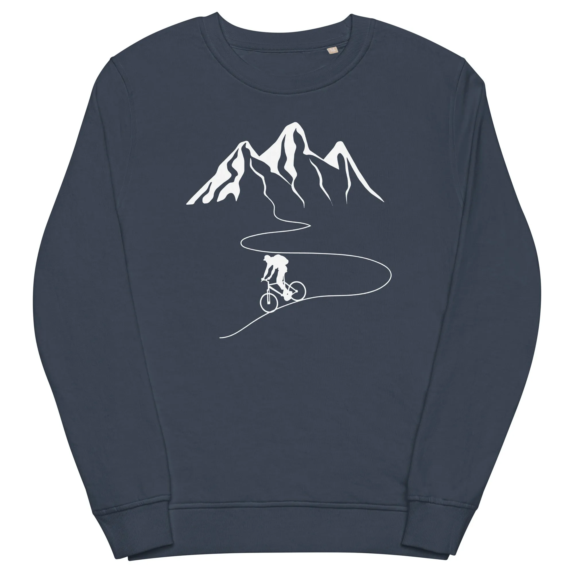 Berge - Kurve Linie - Radfahren -  - Unisex Organic Sweatshirt | SOL'S 03574