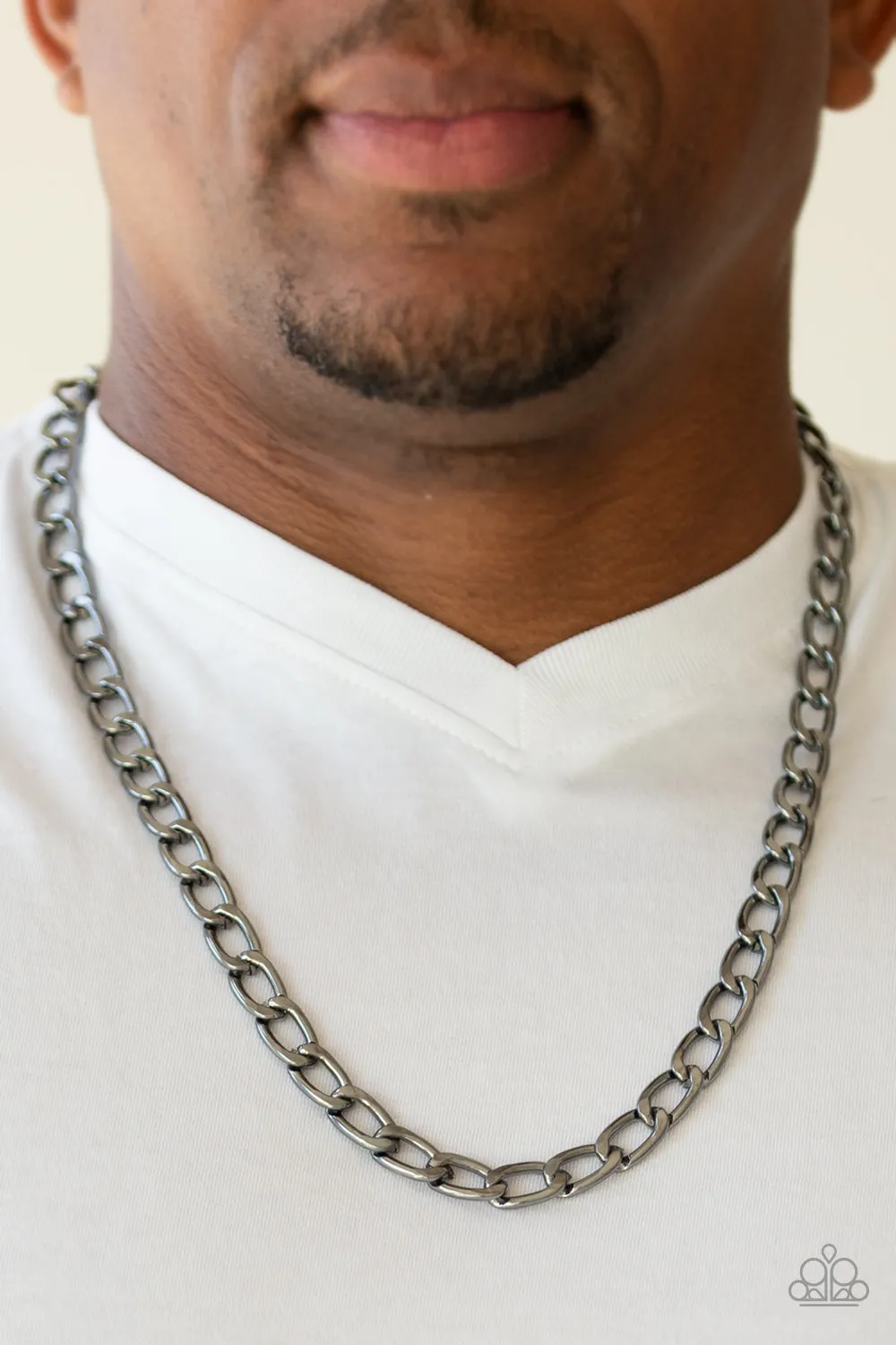 Big Win Black Men's Necklace