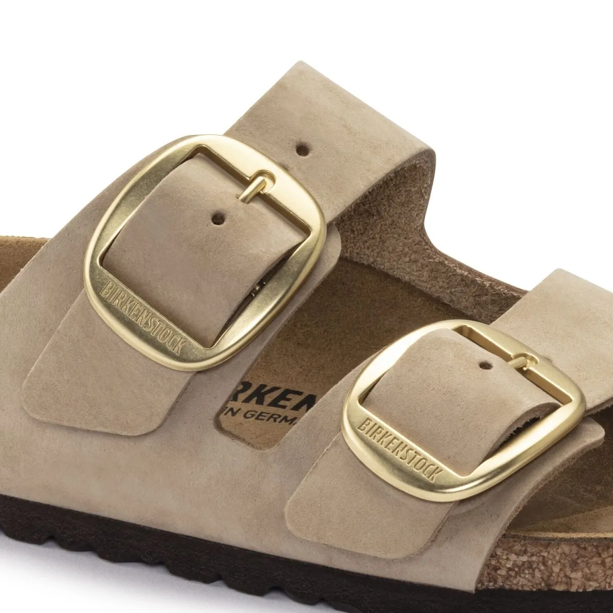 Birkenstock Women's Arizona Big Buckle Sandcastle Nubuck