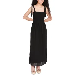 Black Tape_ Womens Sleeveless Long Maxi Dress