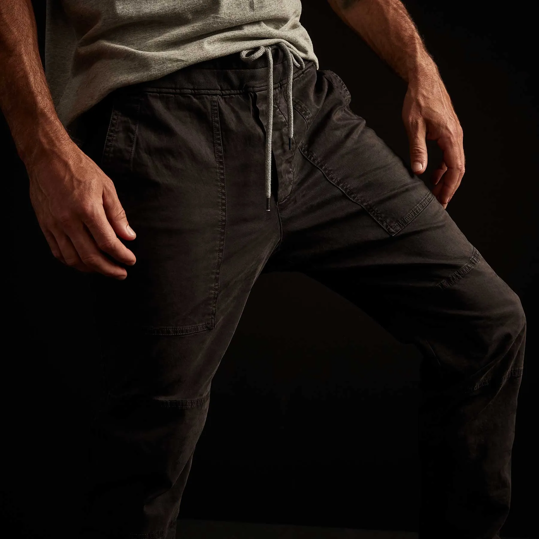 Brushed Stretch Twill Utility Pant - Magma Pigment