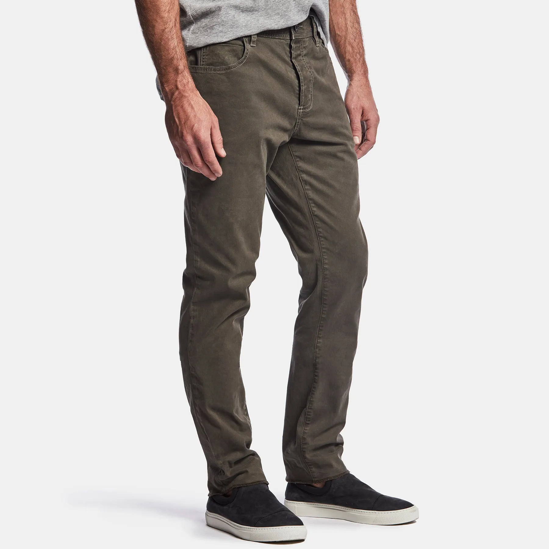 Brushed Twill 5 Pocket Pant - Tent Pigment