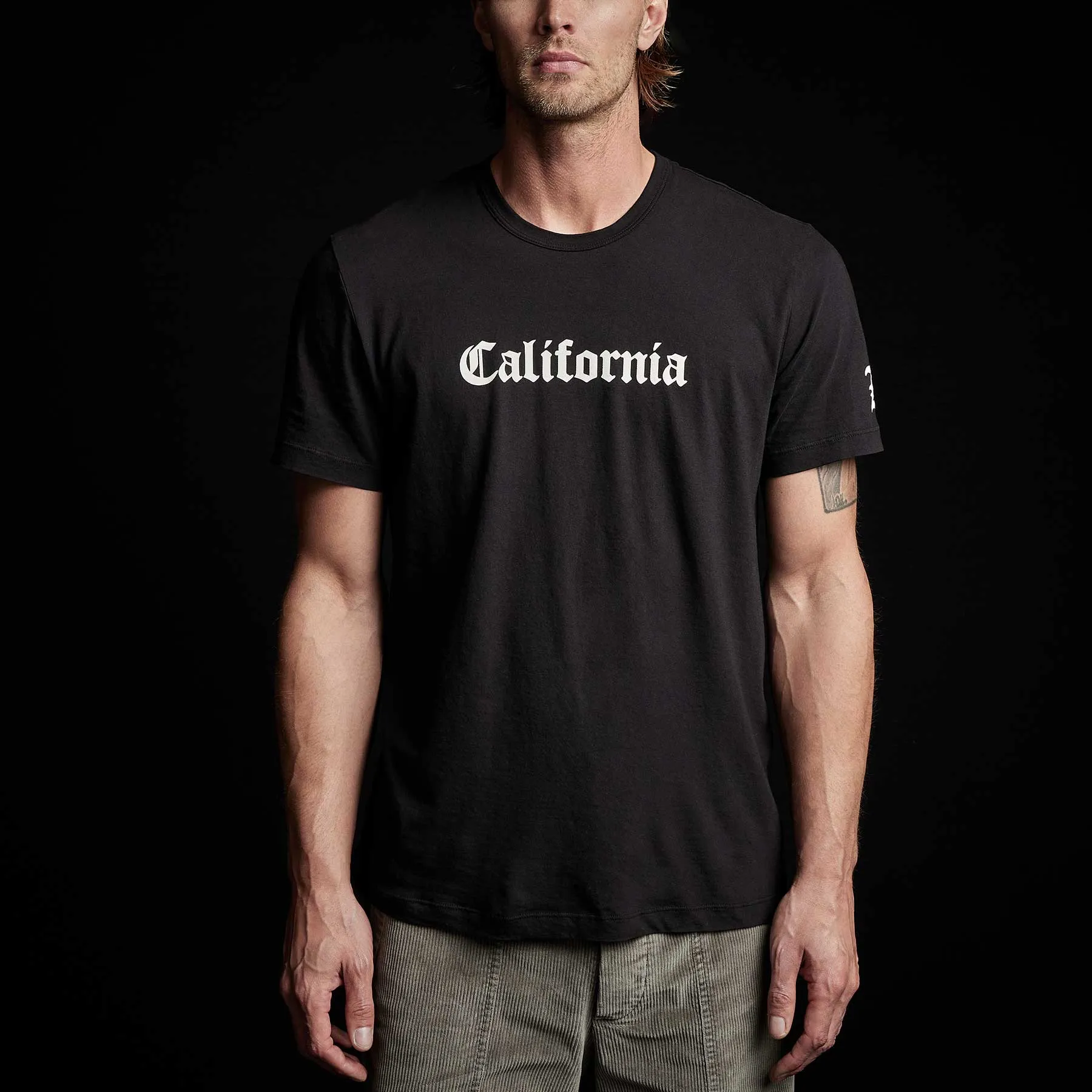 CA Gothic Short Sleeve Crew - Black