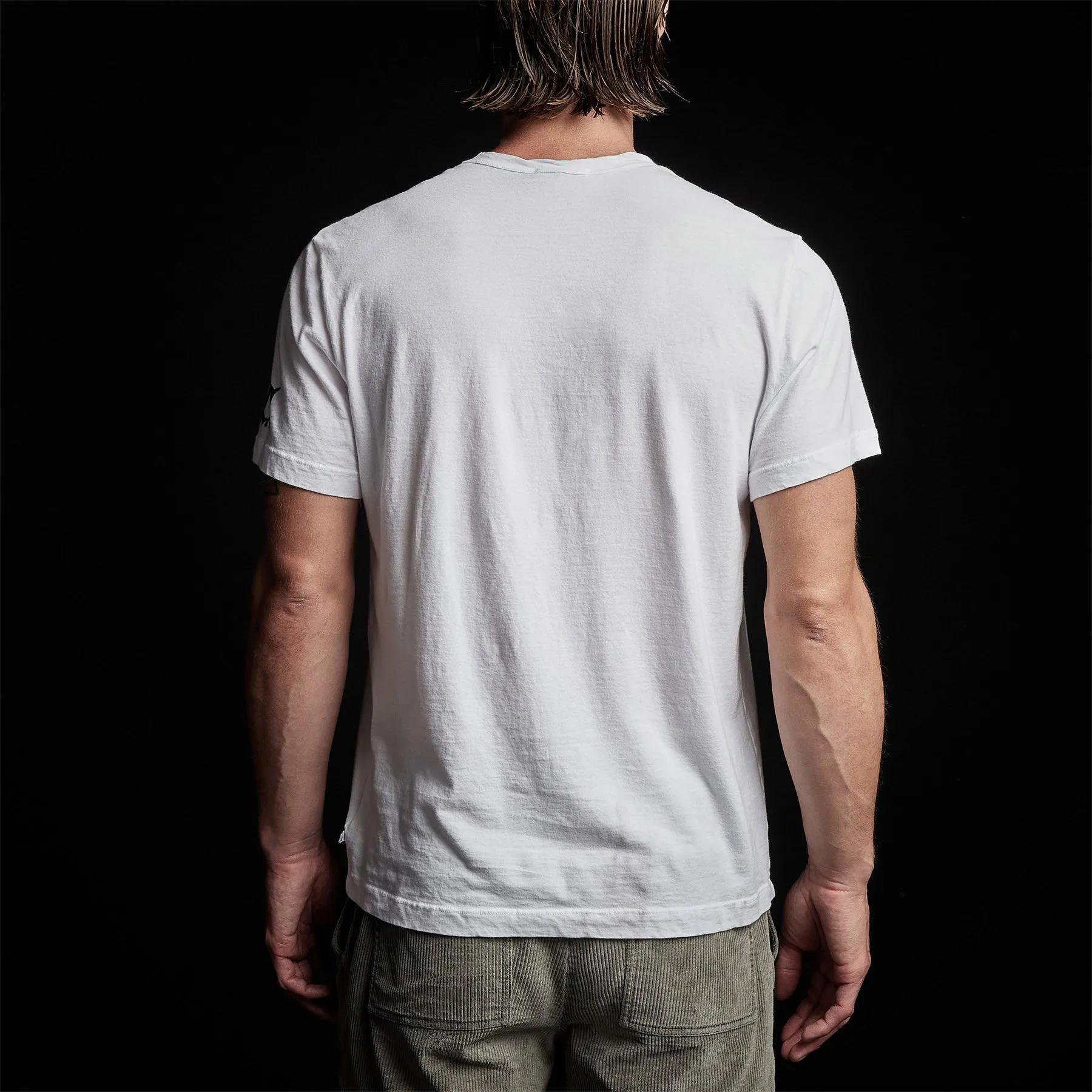 CA Gothic Short Sleeve Crew - White