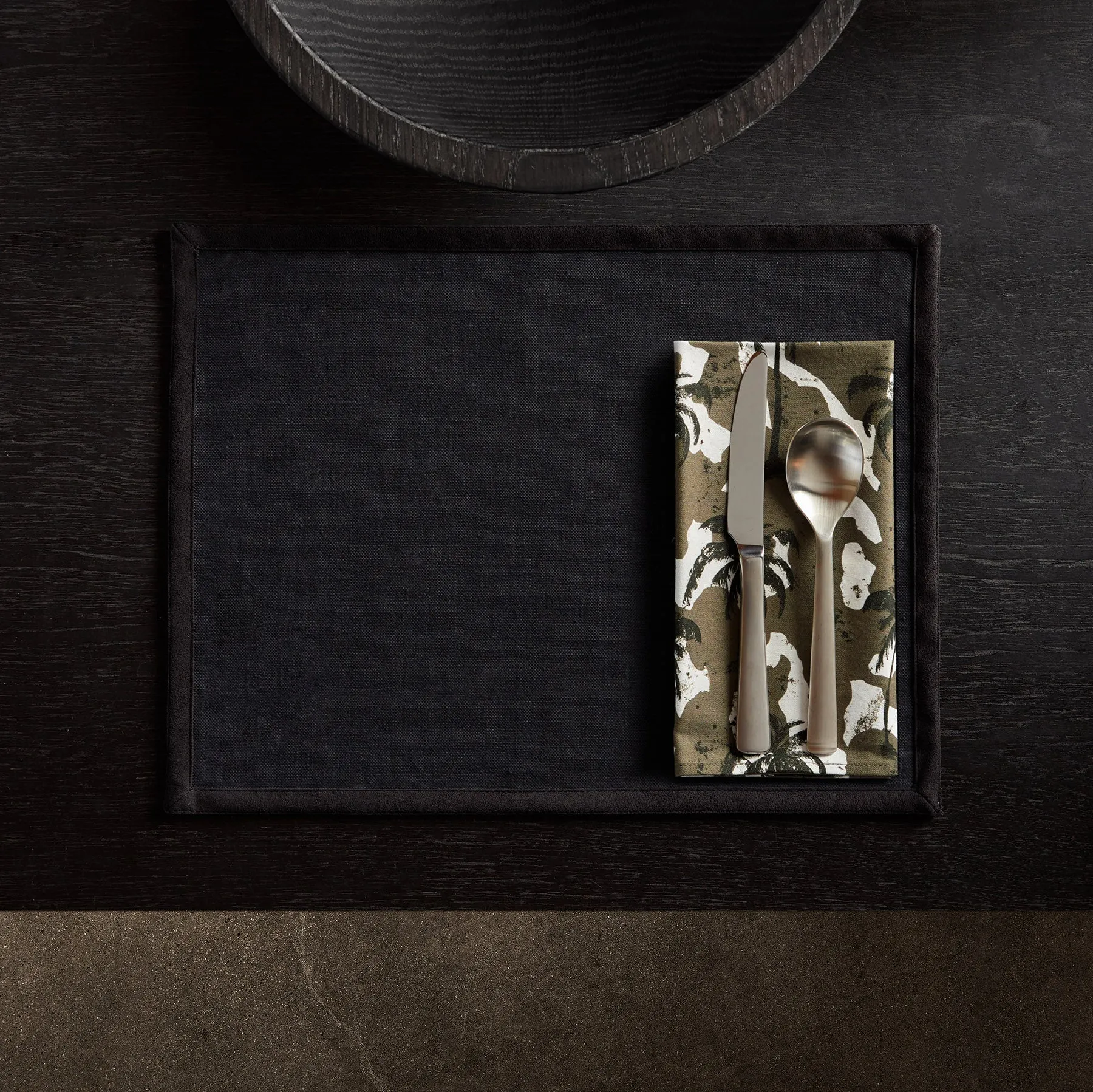 Camo Palm Print Table Napkin - Jungle