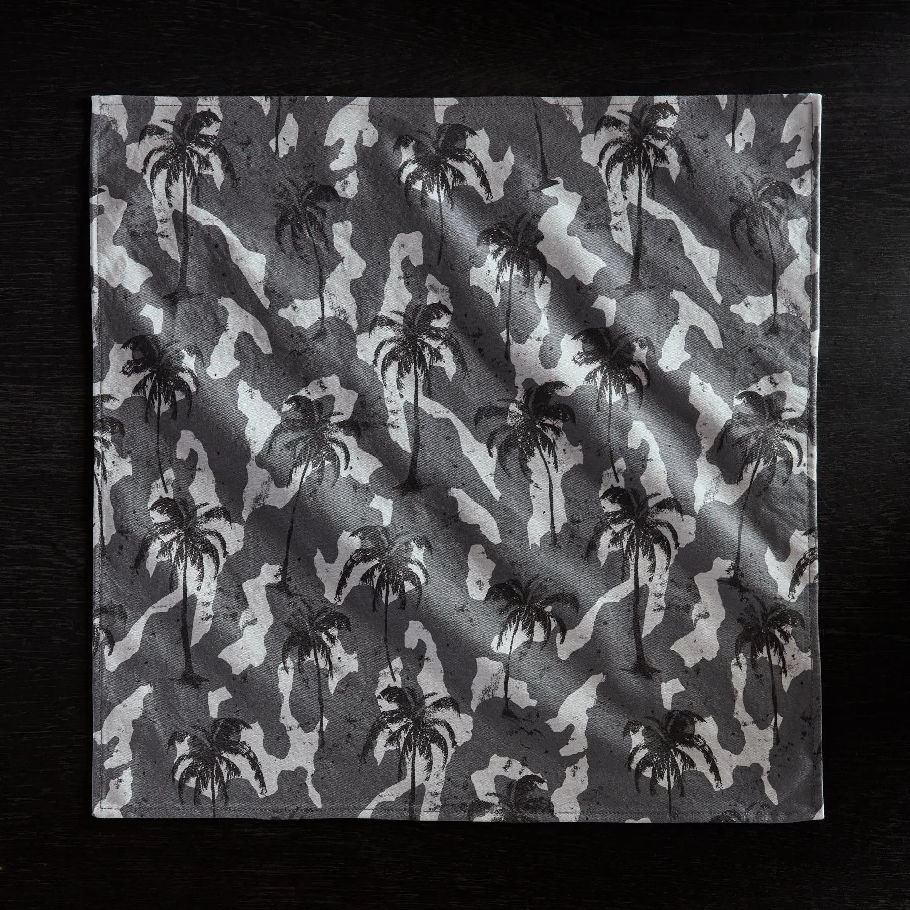 Camo Palm Print Table Napkin - North