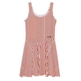 Candy Cane Stripes Tennis Dress