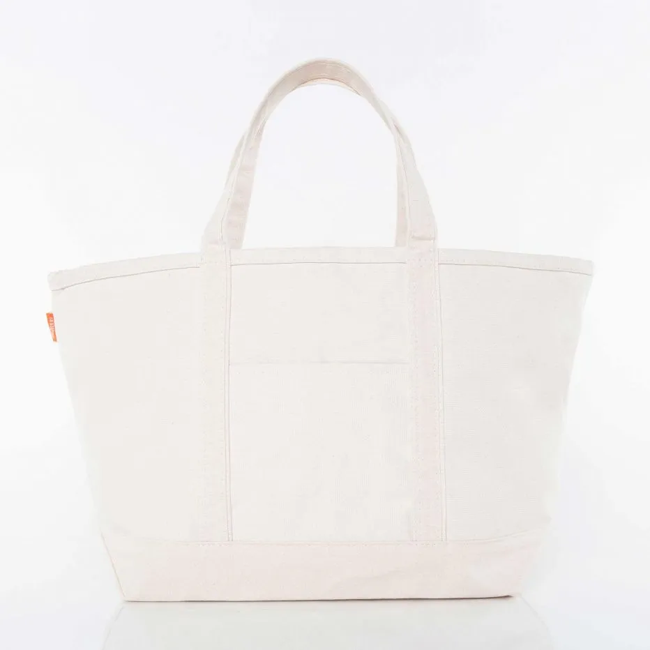 Canvas Large Boat Tote  - (five colorways)