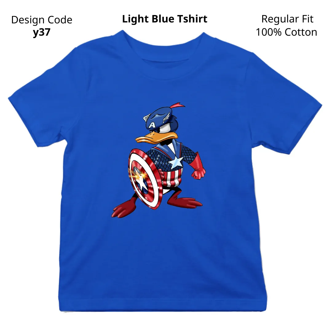 Captain America T-shirt ( Design Y37 )