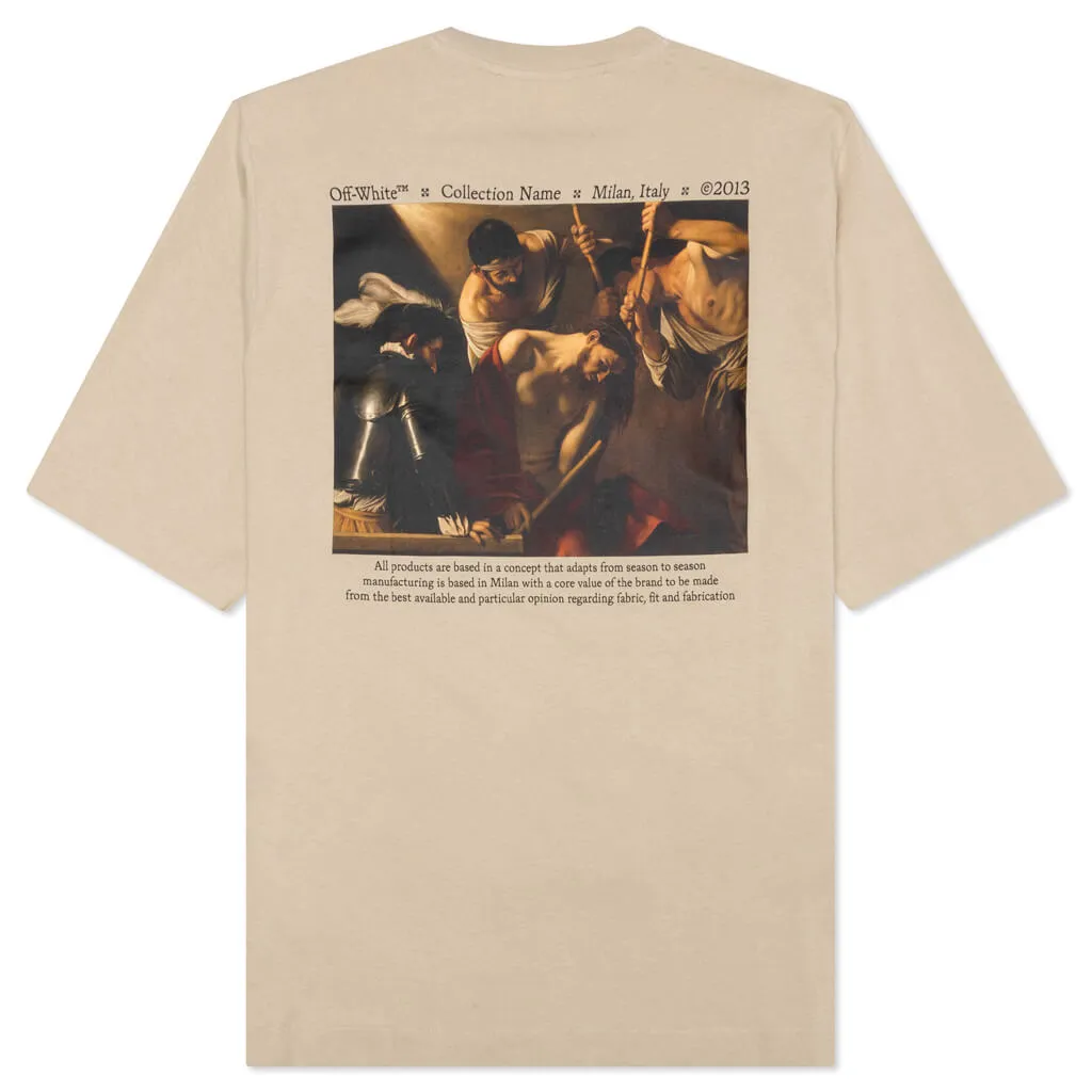 Caravaggio Crowning Skate S/S Tee - Dark Sand