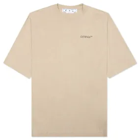 Caravaggio Crowning Skate S/S Tee - Dark Sand