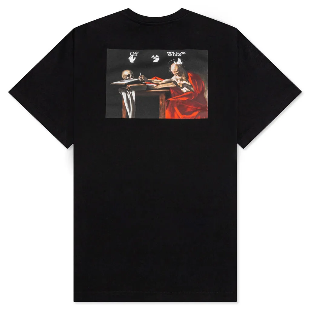 Caravaggio Paint Slim S/S Tee - Black/White