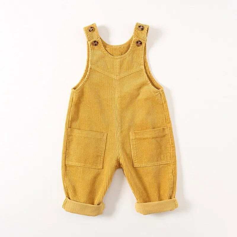 Charming Baby Corduroy Overalls