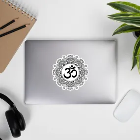 Circular Om Serenity Bubble-free stickers