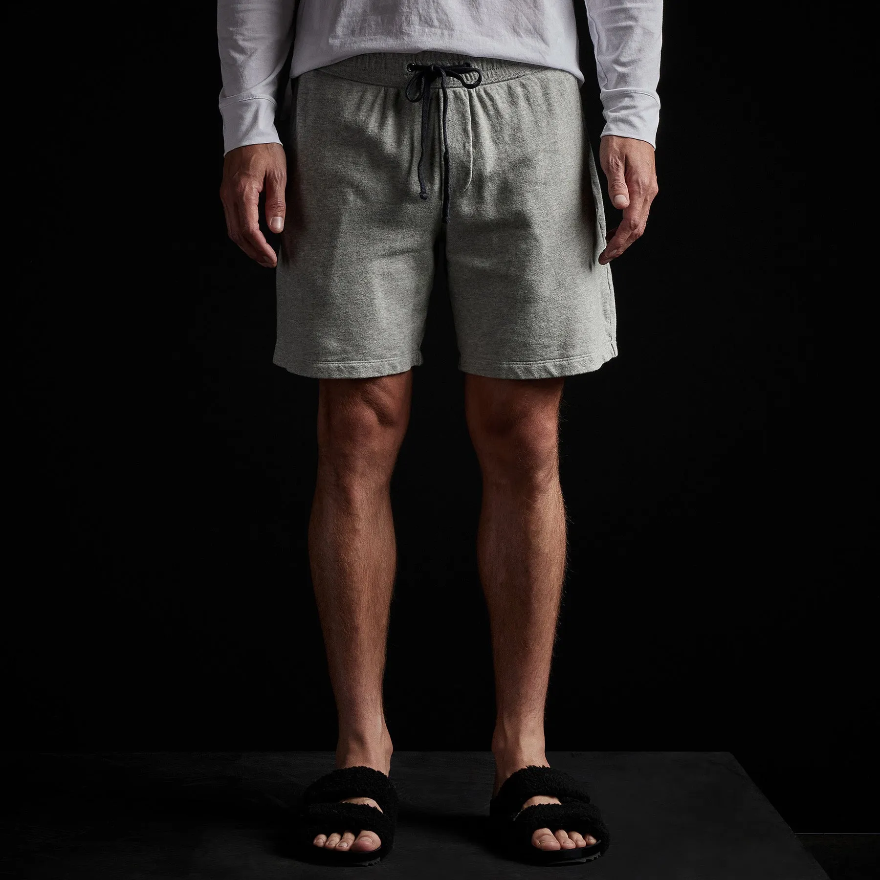 Classic Sweat Short - Heather Grey