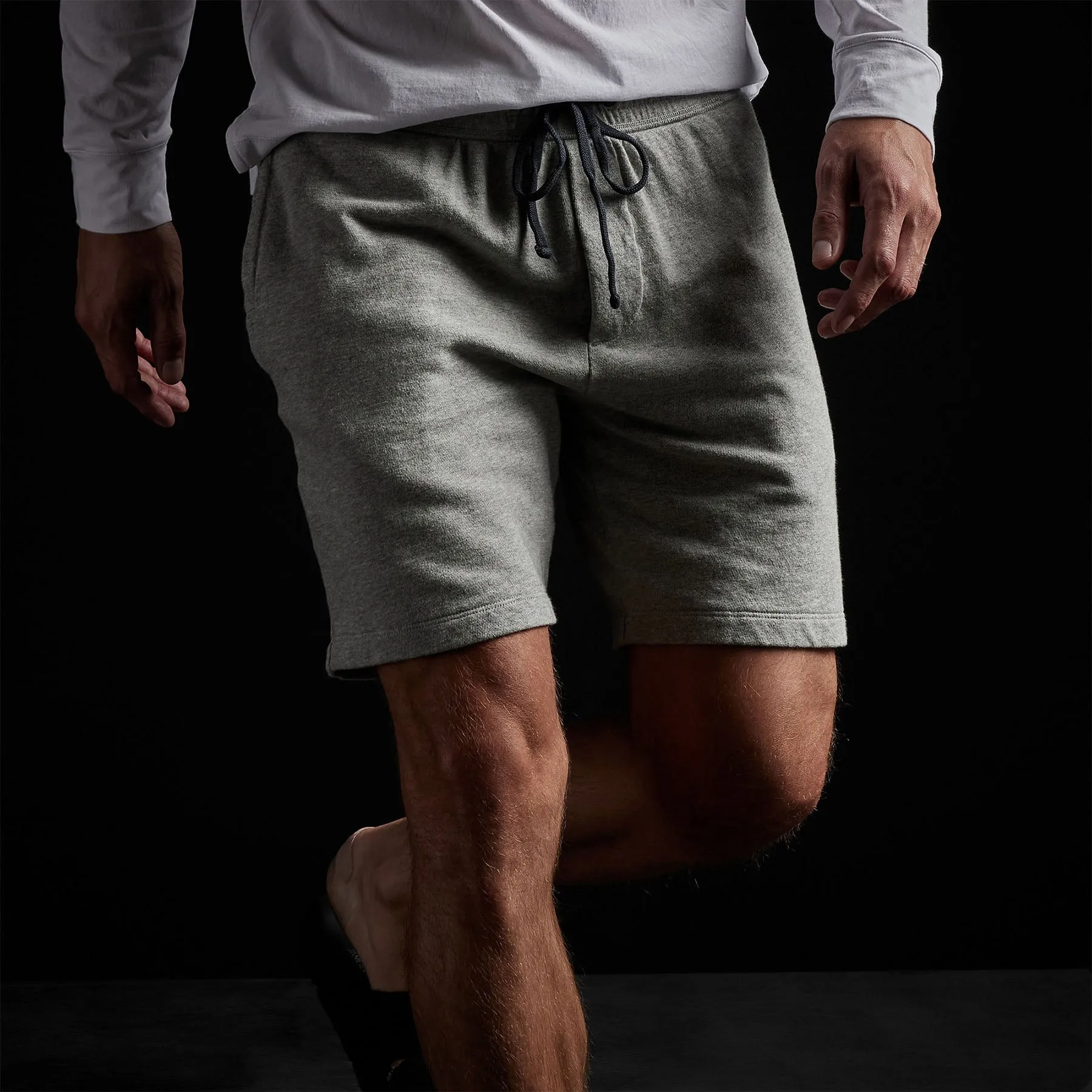 Classic Sweat Short - Heather Grey