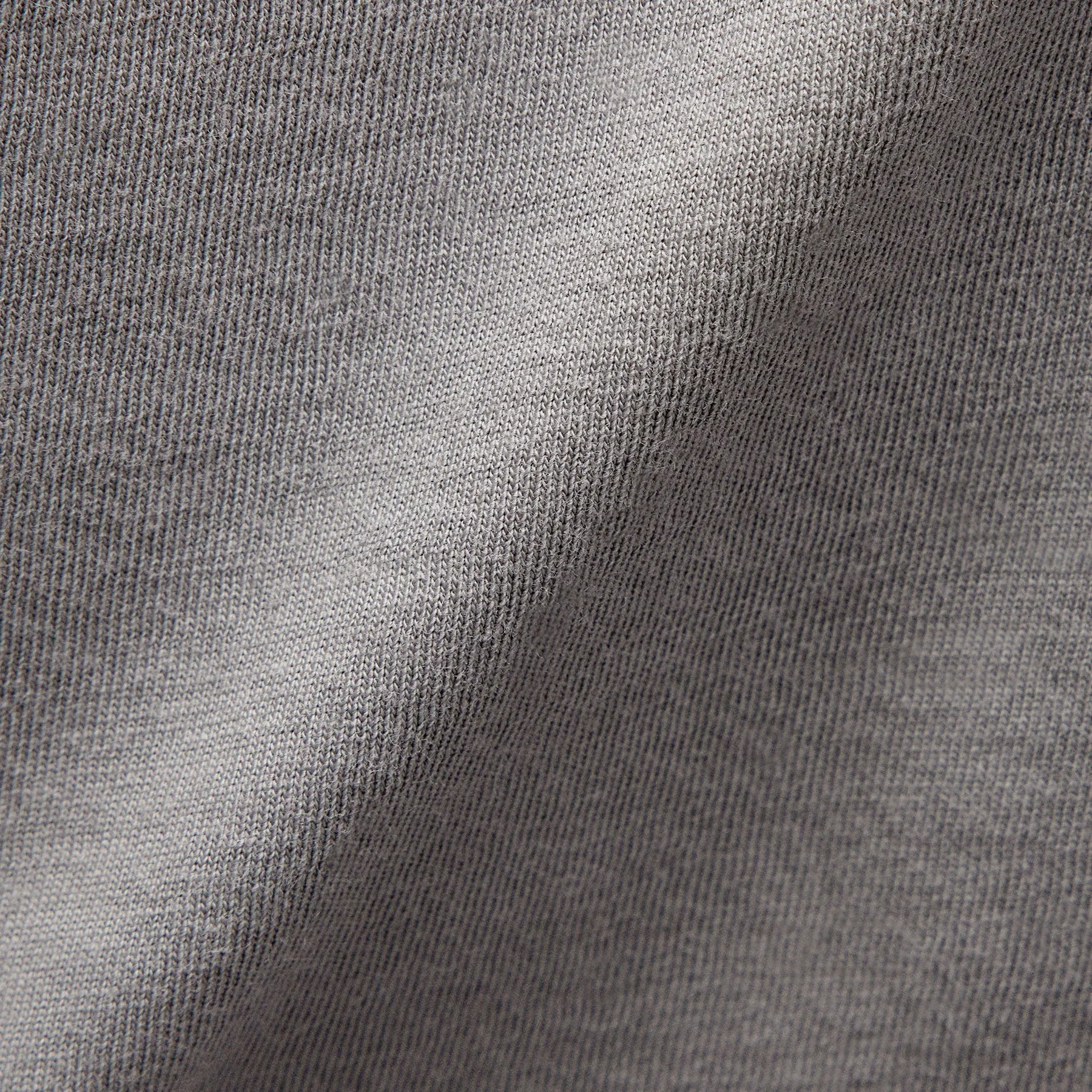 Clean Finish Jersey Half Zip - Silver Grey