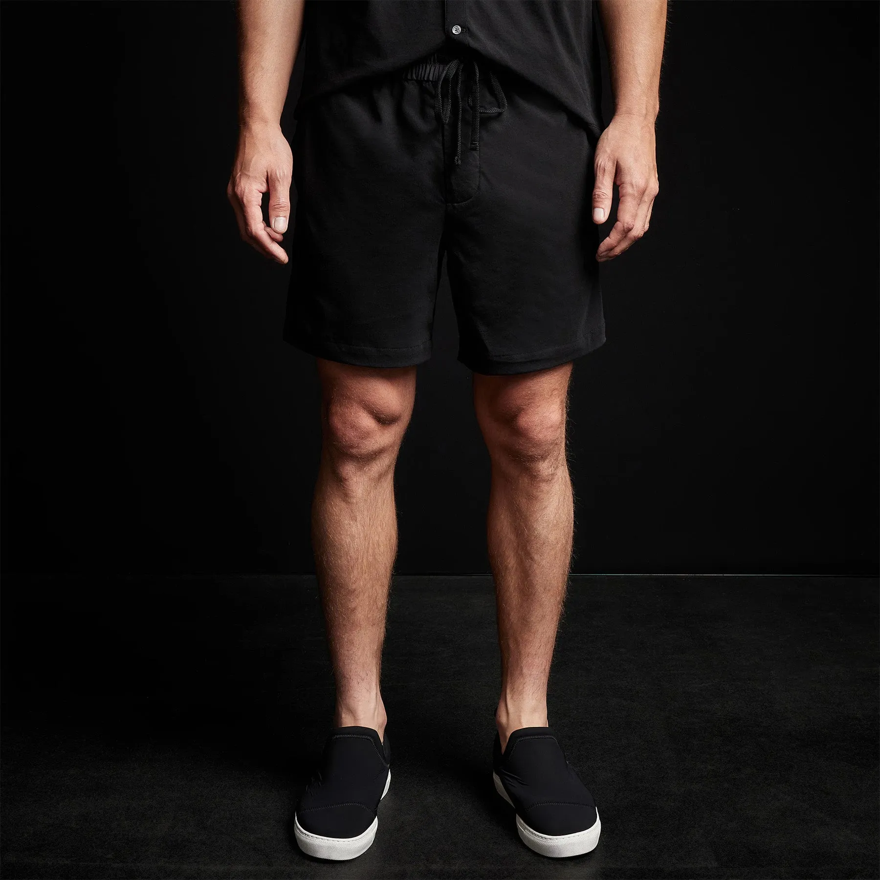 Clean Finish Jersey Short - Black