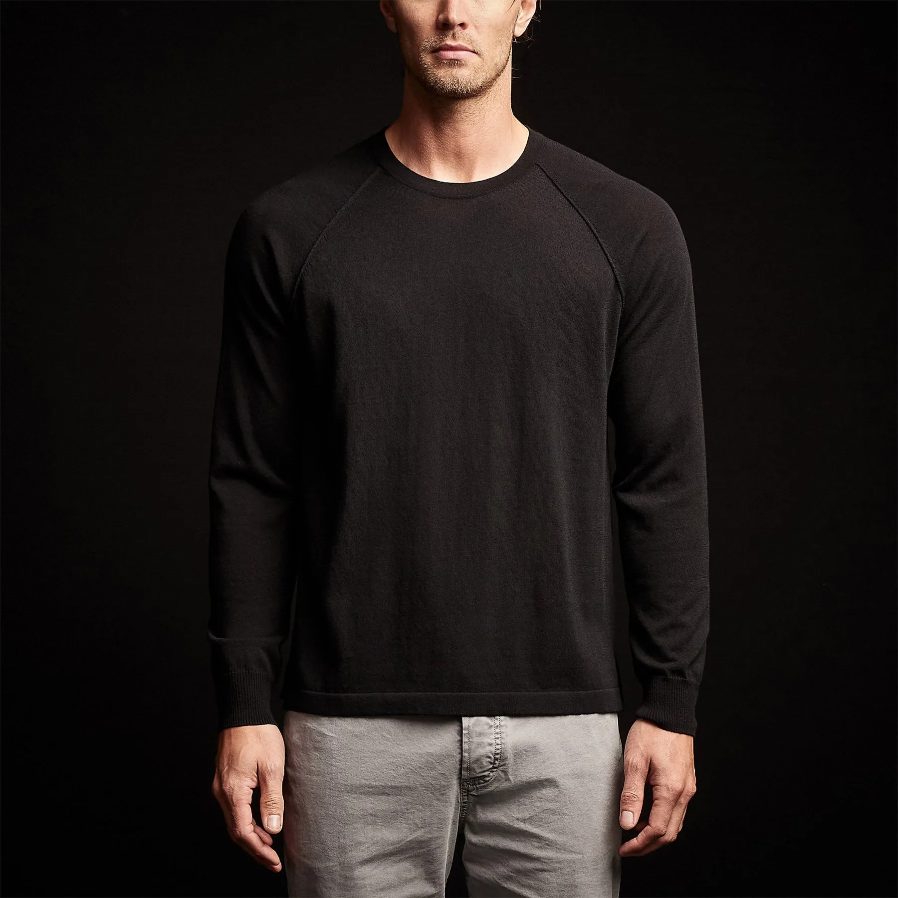 Colony Knit Crew - Black