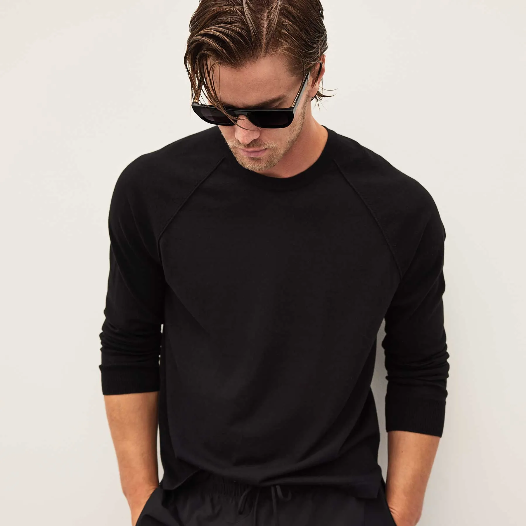 Colony Knit Crew - Black