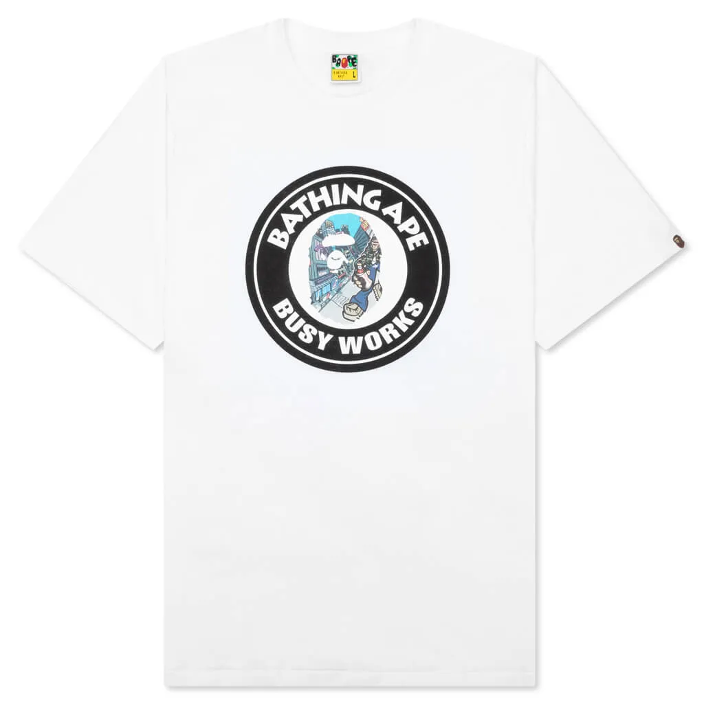 Comic Art Busy Works Tee - White