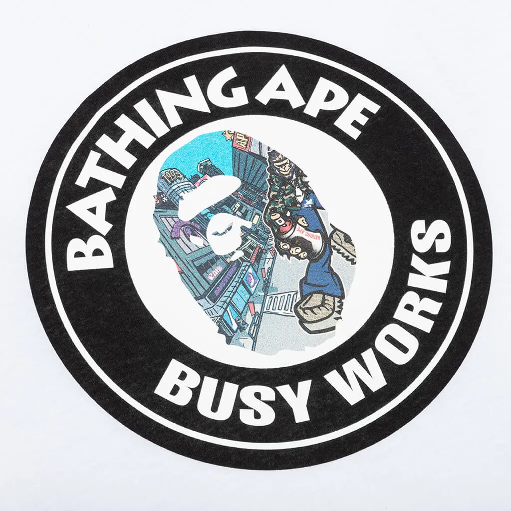 Comic Art Busy Works Tee - White