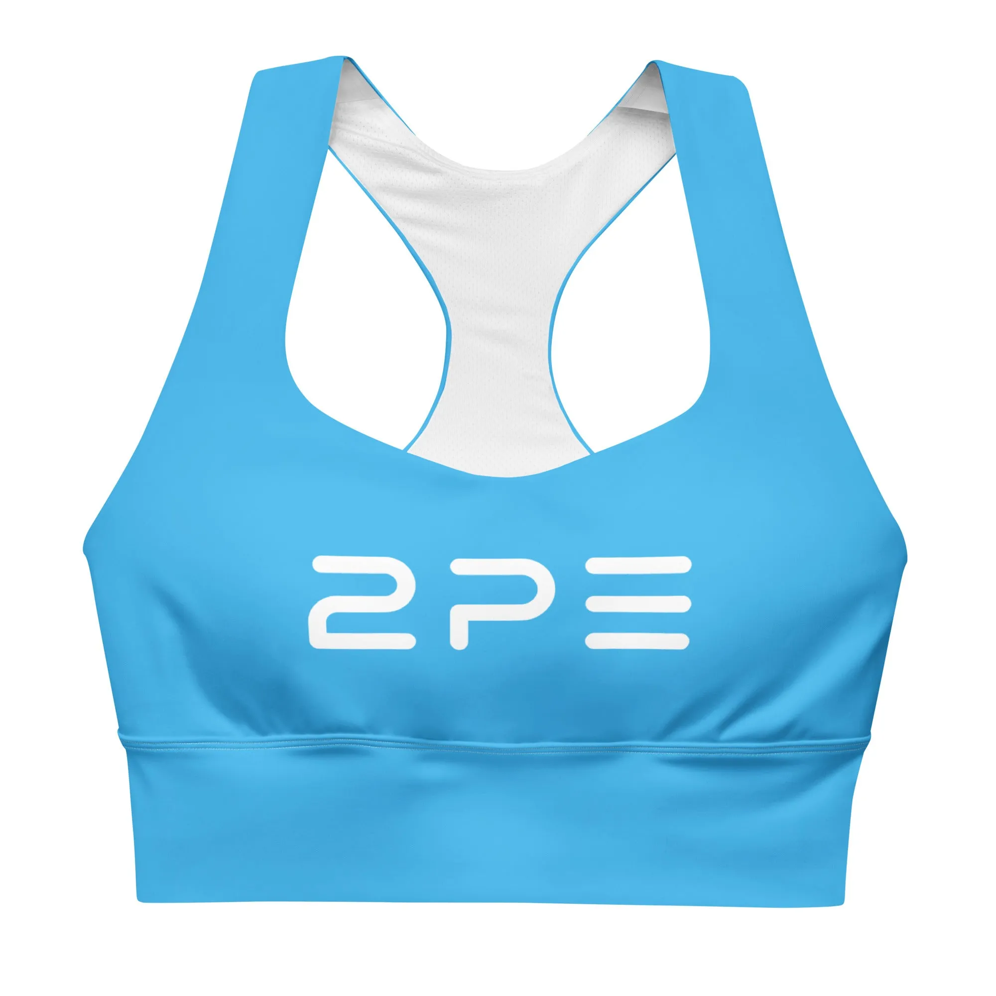 Compression sports bra - Sky Blue